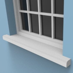 Bullnose Square Edge Window Board