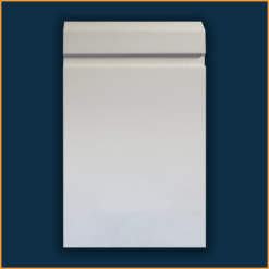 Edge 10mm Grooved skirting Front