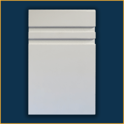 Mini Bullnose Grooved 2 skirting Fron