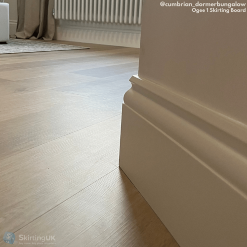 Ogee 1 Skirting @cumbrian_dormerbungalow Ogee 1 Skirting Board