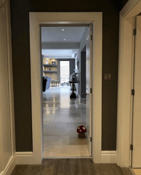 Colonial skirting and architrave