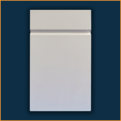 Square V Groove Front skirting