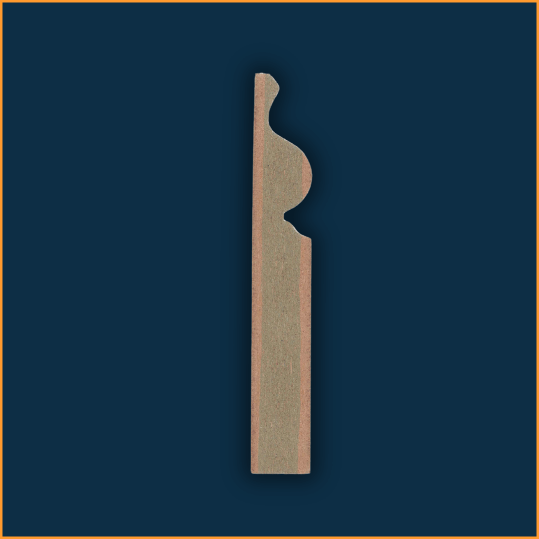 Ogee 4 Skirting Side Profile 120mm x 18mm